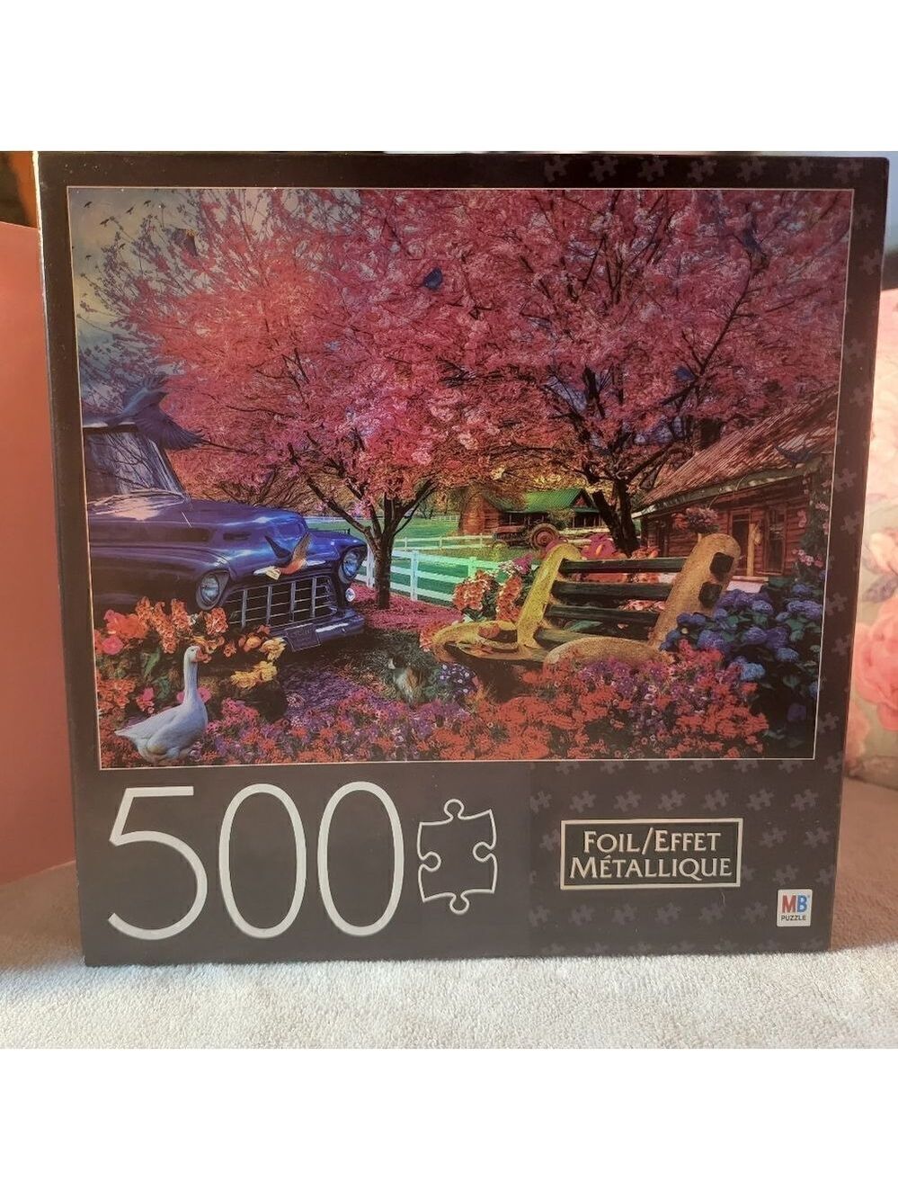 Milton Bradley 500 pieces foil/effect Metallique
